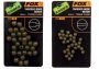 Edges 6mm Tapered Bore Beads trans khaki
