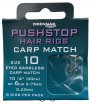 PRZYPON DRENNAN 30 cm PUSHSTOP CARP MATCH No10 / 0,20mm 8szt.