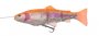 4D Line Thru Trout 15cm SS Golden Albino
