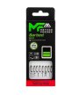 PRZYPON MF - MF14 Z IGŁĄ - hak z zadziorem nr 14 / żyłka: 0.18mm/10cm - op.8szt.