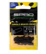 Spro Matte Black Single Br Crimp # 0.8xl10