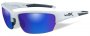 Saint Polarized Blue Mirror Gloss White Frame