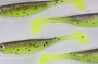Przynęta gumowa Berkley Sneakshad Brown/Chartreuse 3in 4szt