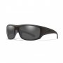 WX OMEGA Capt Pol Smoke Grey Matte Black Frame
