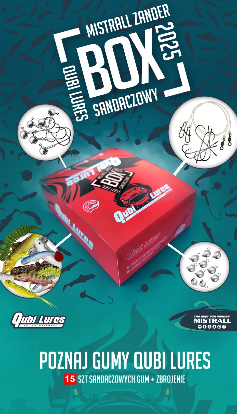 BOX sandaczowy Qubi-Mistrall