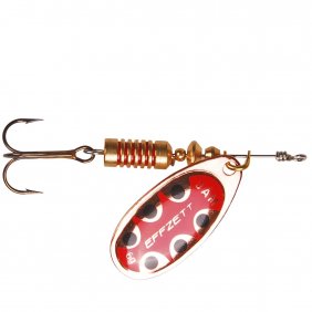 Effzett Standard Spinner Gold Black Dot 6g