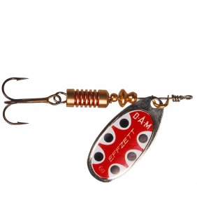 Effzett Standard Spinner Silver Black Dot 6g