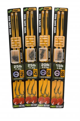 Fox Edges Armapoint Wide gape rigs green 20lb 6