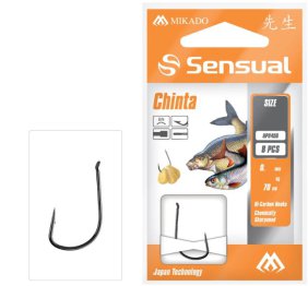 SENSUAL - CHINTA nr 12 BN / żyłka: 0.12mm/70cm - op.8szt.