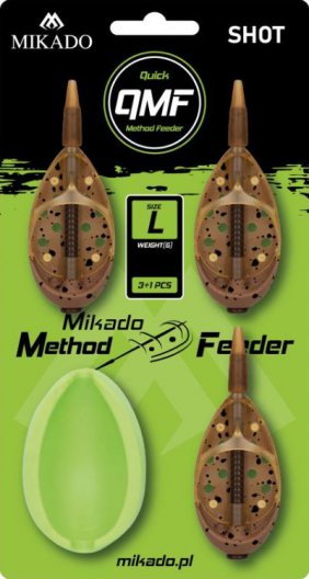 METHOD FEEDER SHOT Q.M.F. SET L - 3x30g + FOREMKA