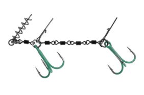 Dozbrojka z krętlikiem Mikado JAWS Double EVO Stinger FLUO 25kg - roz.1/0