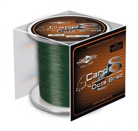Mikado Carp Octa Braid 0.26 Green 600m