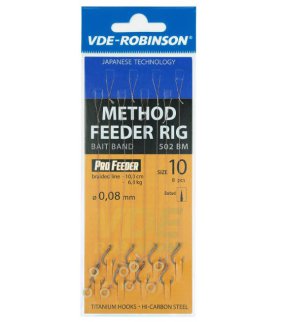 Przypon plecionka z gumką mf 502bm rozm. 8, śr. 0,120mm