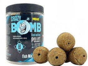 PELLET CRAZY BOMB 32mm FISH MIX