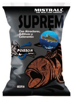 Mistrall Suprem Karaś 1Kg Ciemny Brąz Drobnoziarnista