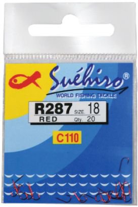 Haczyki Milo Suehiro R287 Red 20szt rozmiar 22